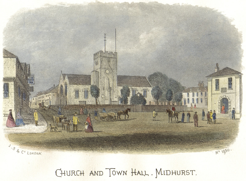 Midhurst Parish Church, Town Hall and Square